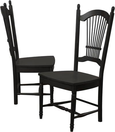 Sunset Trading Allenridge Dining Chairs - Antique Black, Set Of 2
