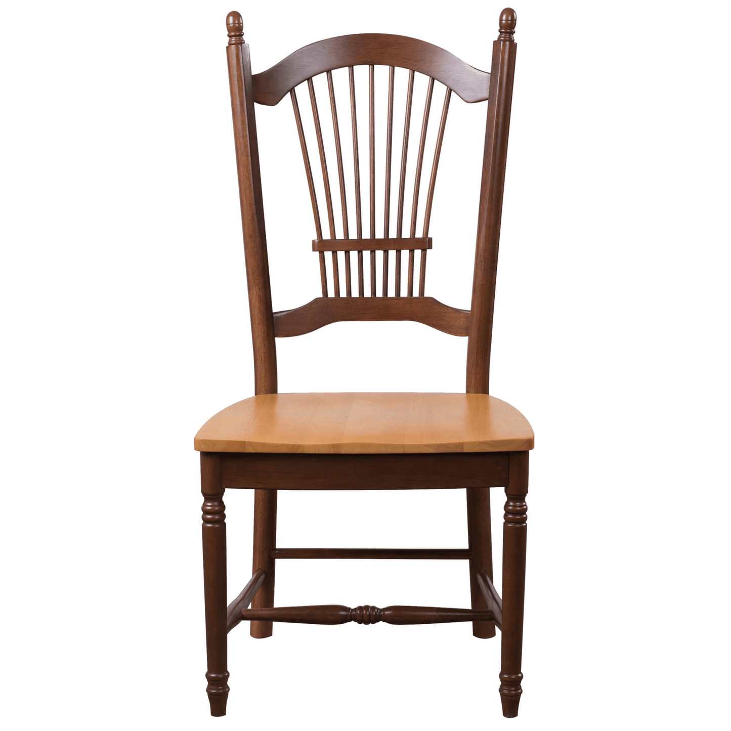 Timeless Nutmeg Brown & Light Oak Dining Chair Set By Sunset Trading