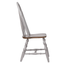 Windsor Spindleback Dining Chair Set In Distressed Gray And Brown Wood