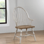 Country Grove Windsor Spindleback Armchair In Distressed Gray And Brown Wood