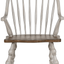Country Grove Windsor Spindleback Armchair In Distressed Gray And Brown Wood