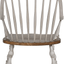 Country Grove Windsor Spindleback Armchair In Distressed Gray And Brown Wood