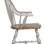 Country Grove Windsor Spindleback Armchair In Distressed Gray And Brown Wood