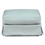 Sunset Trading Horizon Slipcovered Ottoman In Ocean Blue