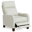 Sunset Trading Pearl White Leather Pushback Recliner