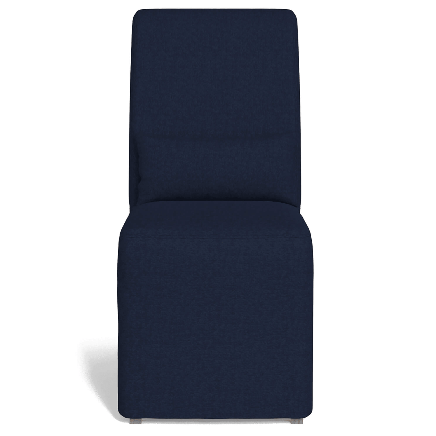 Coastal Elegance Navy Blue Slipcovered Dining Chair
