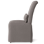 Sunset Trading Newport Slipcovered Dining Chair - Gray Performance Fabric