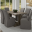 Sunset Trading Newport Slipcovered Dining Chair - Gray Performance Fabric