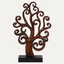 Handcrafted Acacia Wood Heart Sculpture