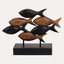 Handcrafted Acacia Wood Heart Sculpture