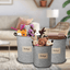 Elegant Set Of 3 Laundry Hampers And Storage Bins