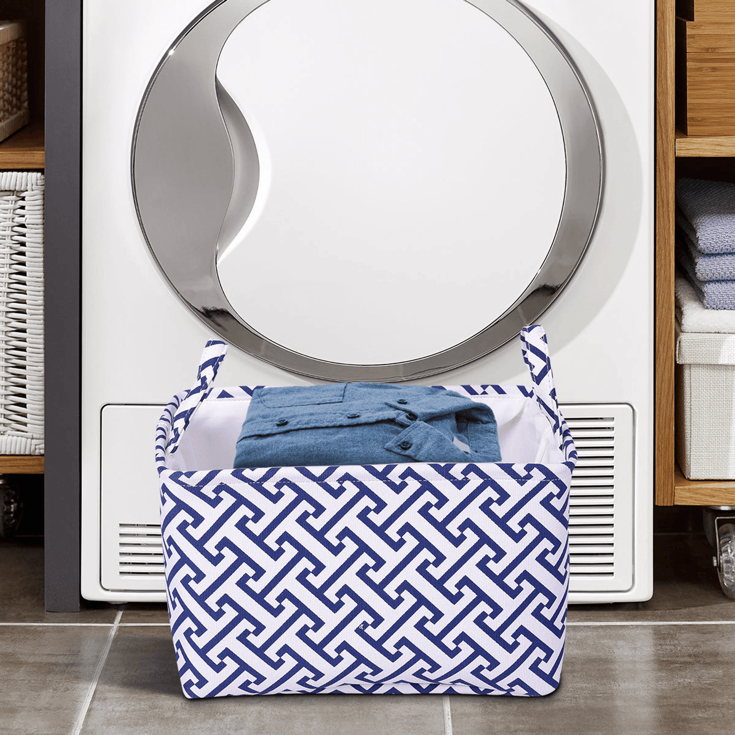 Elegant Set Of 3 Laundry Hampers And Storage Bins