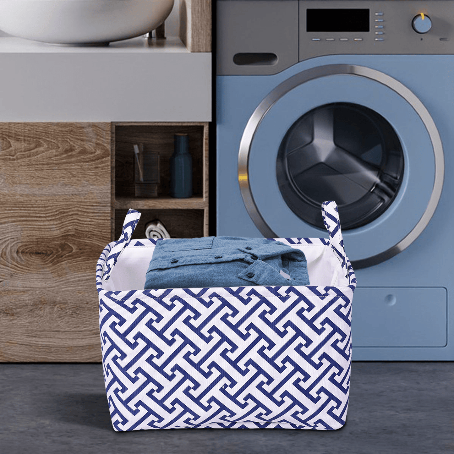 Elegant Set Of 3 Laundry Hampers And Storage Bins