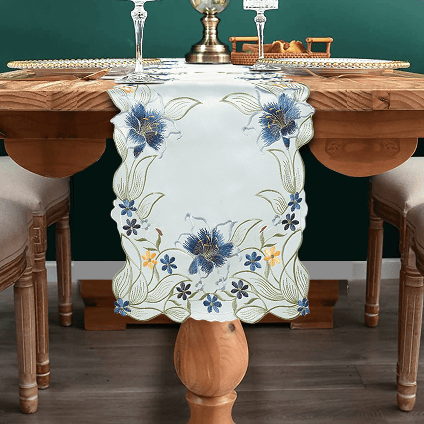 Cedrick Collection Elegant Rustic Table Runner