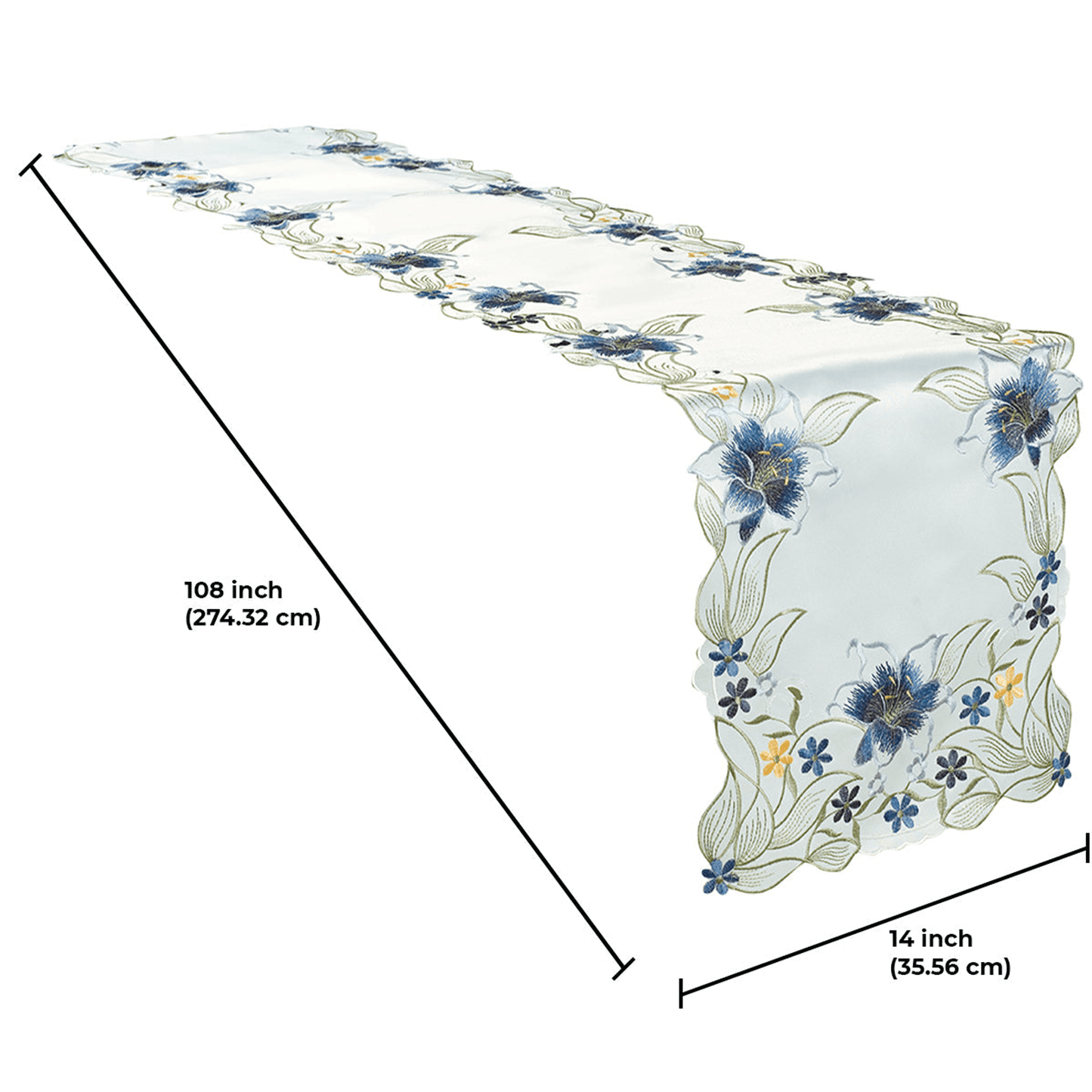 Cedrick Collection Elegant Rustic Table Runner