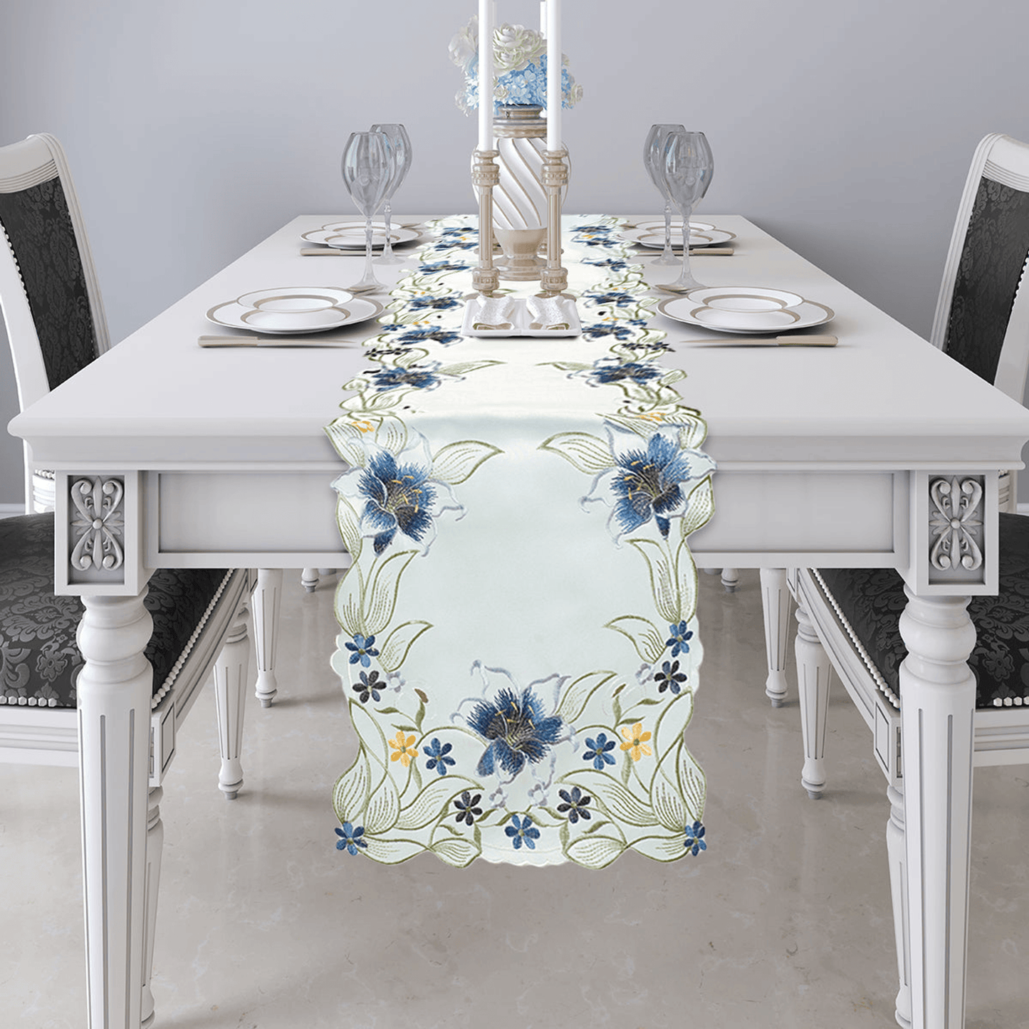 Cedrick Collection Elegant Rustic Table Runner