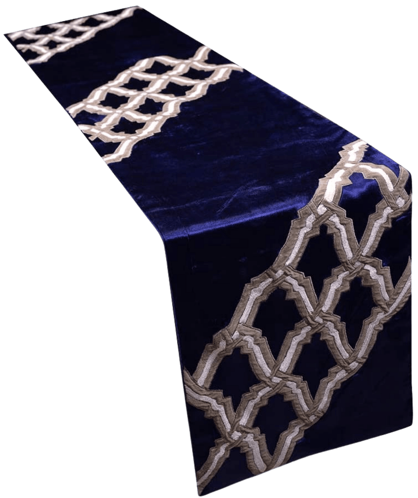 Elegant Embroidered Table Runner - 13X72 Inches