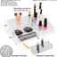 Clear Acrylic Makeup And Jewelry Organizer With 21 Slots