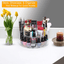 Clear Acrylic 7-Slot Makeup Organizer