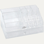 Clear Acrylic Makeup Organizer With 19 Slots And Drawer