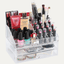 Clear Acrylic Makeup Organizer With 19 Slots And 2 Drawers