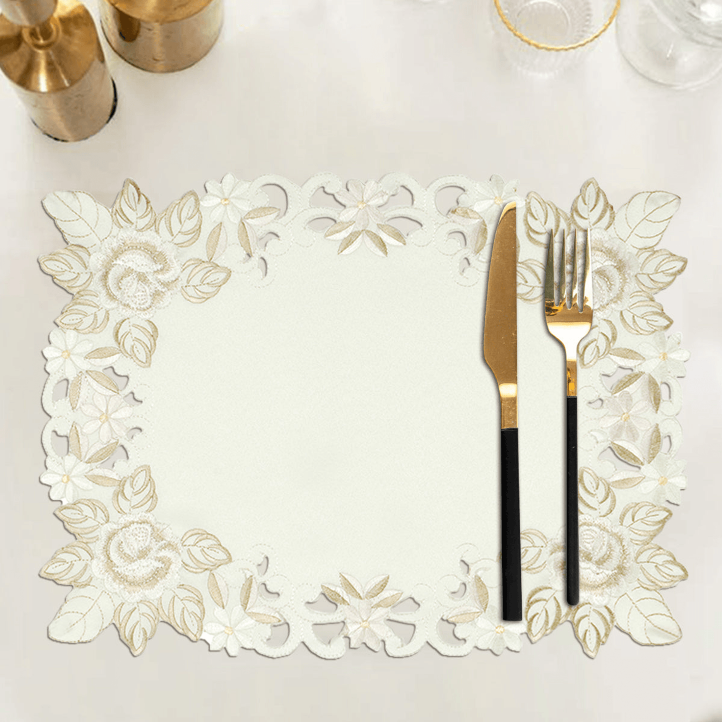 Dayse Collection Rustic Vintage Table Topper 60X120 Inches