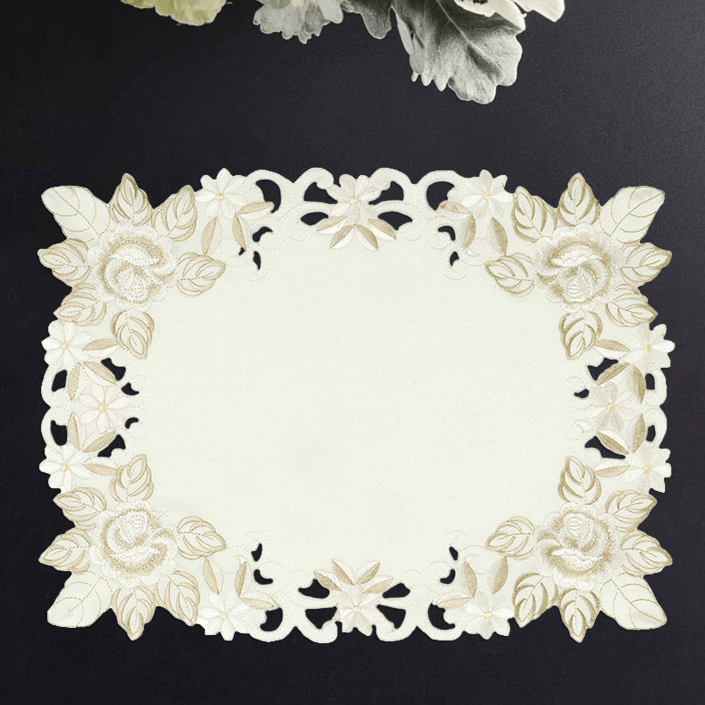 Dayse Collection Rustic Vintage Table Topper 60X120 Inches