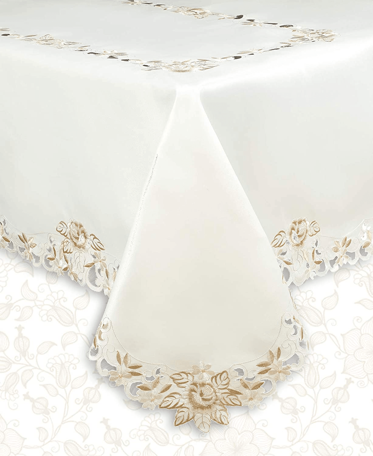 Dayse Collection Rustic Vintage Table Topper 60X120 Inches
