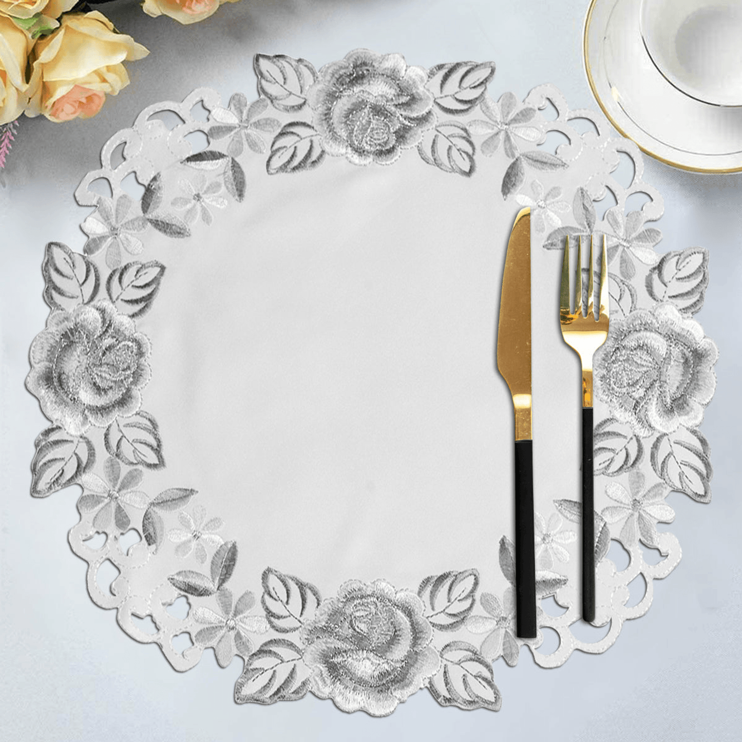 Alois Collection Rustic Elegance Table Topper