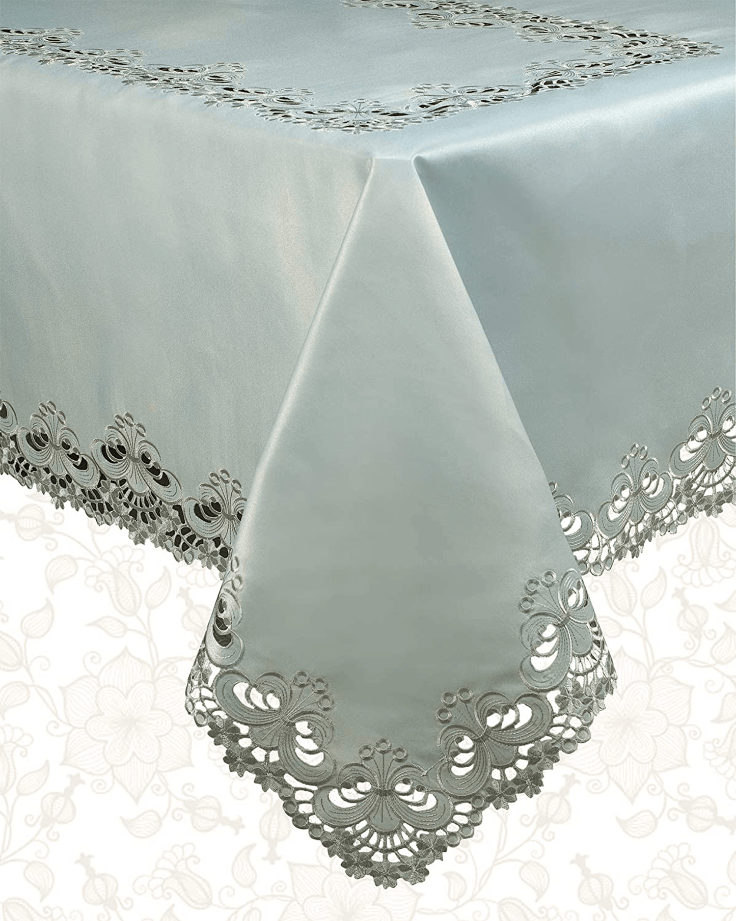 Creola Collection Vintage-Style Table Topper 60 X 120 Inches