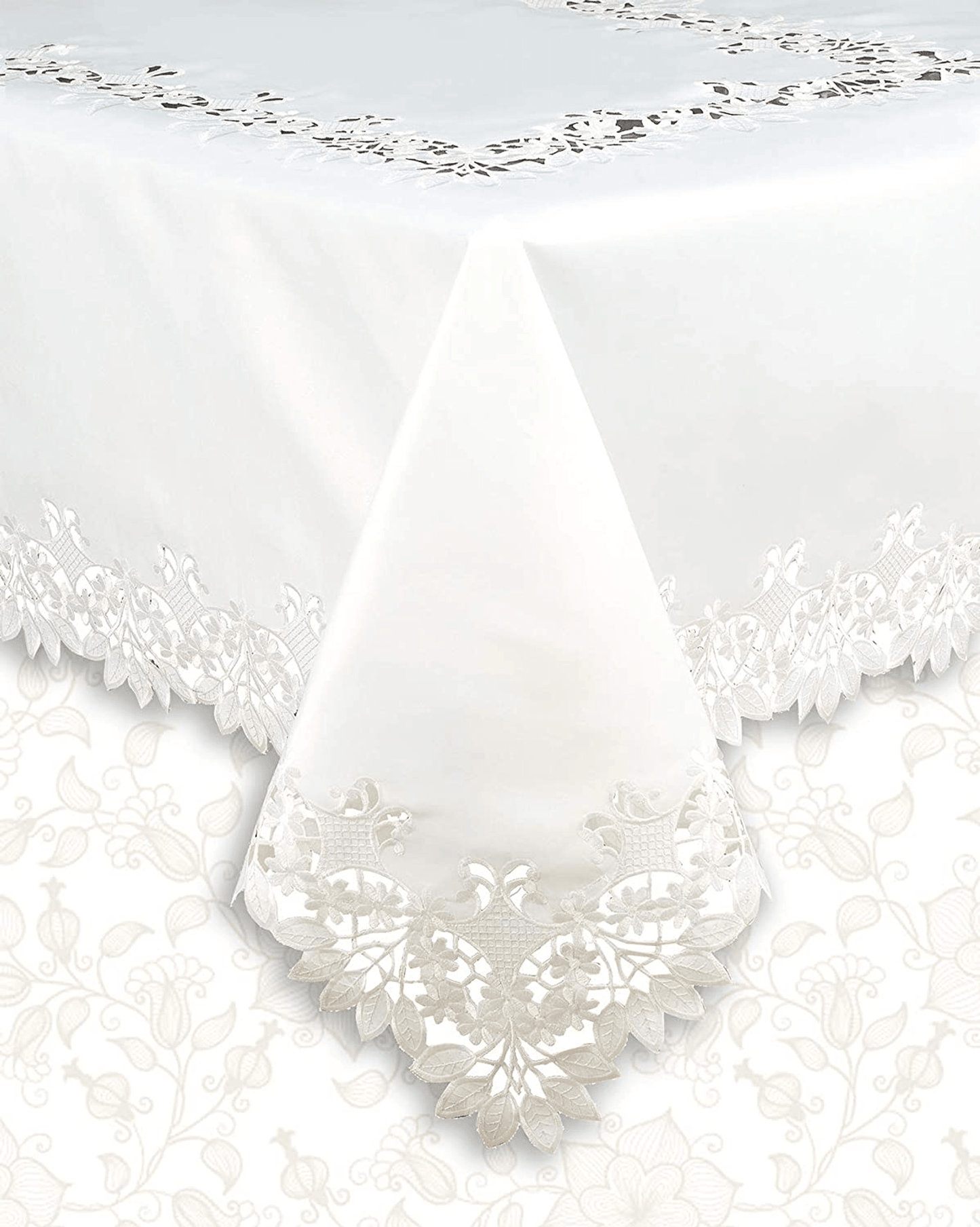 Deandra Collection Rustic Vintage Table Topper 60X120 Inches