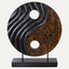 Handcrafted Acacia Wood Heart Sculpture