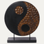 Handcrafted Acacia Wood Heart Sculpture