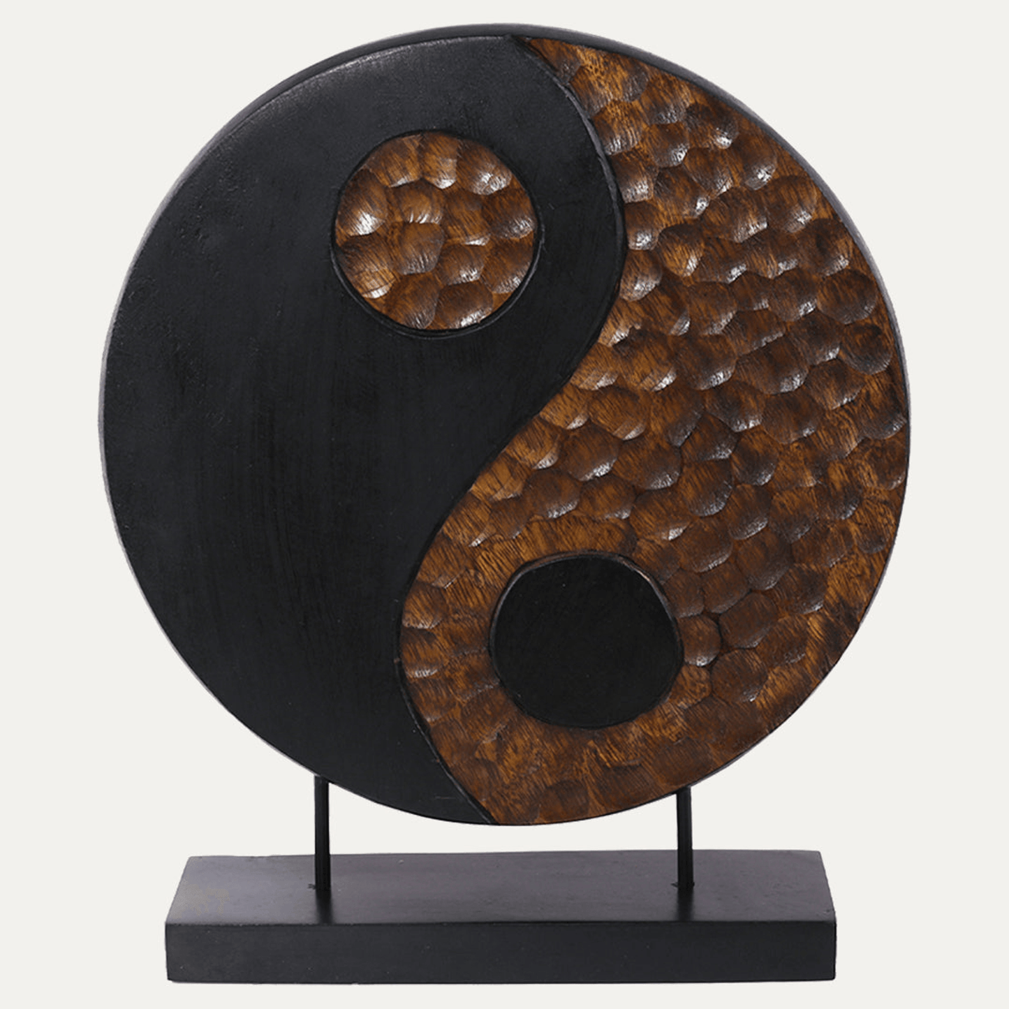 Handcrafted Acacia Wood Heart Sculpture