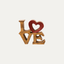 Handcrafted Acacia Wood Heart Sculpture