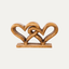 Handcrafted Acacia Wood Heart Sculpture