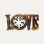 Handcrafted Acacia Wood Heart Sculpture