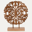 Handcrafted Acacia Wood Heart Sculpture