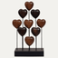 Handcrafted Acacia Wood Heart Sculpture