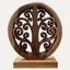 Handcrafted Acacia Wood Heart Sculpture