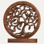 Handcrafted Acacia Wood Heart Sculpture