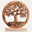 Handcrafted Acacia Wood Heart Sculpture