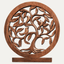 Handcrafted Acacia Wood Heart Sculpture