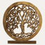 Handcrafted Acacia Wood Heart Sculpture
