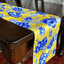 Elegant Handmade Printed Table Runner 13X71 Inches