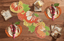 Elegant Pumpkin Beaded Table Runner