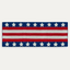 Patriotic Usa Flag Beaded Table Runner