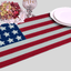 Patriotic Usa Flag Beaded Table Runner