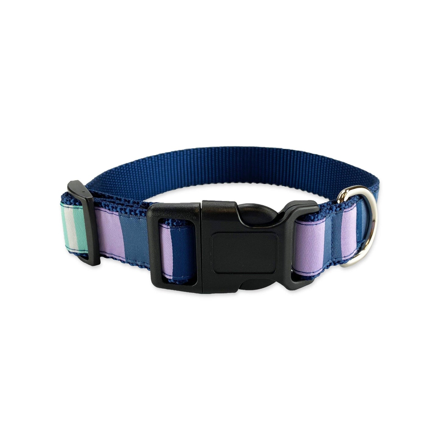 Metro Stripes Adjustable Dog Collar