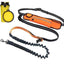 3 - Pocket Hands - Free Dog Leash Waist Belt with Reflective Straps and Water Bottle/Bowl - Dog Hugs Cat